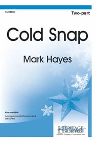 Cold Snap Two-Part choral sheet music cover Thumbnail